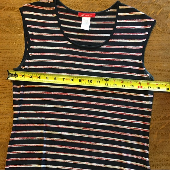 Tank Top ANNE KLEIN Size S Sleeveless Scoop Neck - Picture 12 of 12